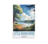 Jigsaw Puzzle 2000 Piece，Little Miami River Ohio Jigsaw Puzzles for Adults 2000 Piece, Classic Puzzle Teens Boys Girls Puzzles 100x70cm