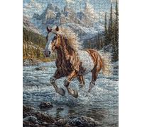 Jigsaw Puzzle 2000 Piece, Ma River Flow Puzzles for Adults 2000, Wooden Puzzles, Jigsaw Puzzle Games Classic Educational, The Impossible Challenge, Games Family, Creativity Gift DX0YL1-614