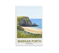 Jigsaw Puzzle 2000 Piece，Mawgan Porth Cornwall Puzzle 2000 Pieces Wood Puzzle Adult Children'S Educational Toy Family Decompression Game 100x70cm