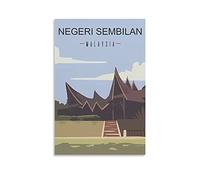 Jigsaw Puzzle 2000 Piece，Negeri Sembilan Malaysia Jigsaw Puzzles 2000 Pieces for Adults Painting Puzzle 2000 Pieces DIY Challenging Puzzles for Adults 100x70cm