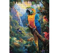 Jigsaw Puzzle 2000 Piece, Parrot Animals Puzzles for Adults 2000, Wooden Puzzles, Jigsaw Puzzle Games Classic Educational, The Impossible Challenge, Games Family, Creativity Gift DX0YL1-1027