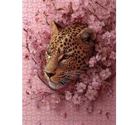 Jigsaw Puzzle 2000 Piece, Peach Blossom Tiger Puzzles for Adults 2000, Wooden Puzzles, Jigsaw Puzzle Games Classic Educational, The Impossible Challenge, Games Family, Creativity Gift DX0YL1-878