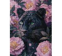 Jigsaw Puzzle 2000 Piece, Peony Black Panther Puzzles for Adults 2000, Wooden Puzzles, Jigsaw Puzzle Games Classic Educational, The Impossible Challenge, Games Family, Creativity Gift DX0YL1-715
