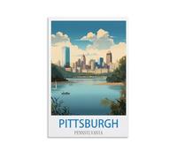 Jigsaw Puzzle 2000 Piece，Pittsburgh Pennsylvania Puzzle 2000 Pieces Wood Puzzle Adult Children'S Educational Toy Family Decompression Game 100x70cm