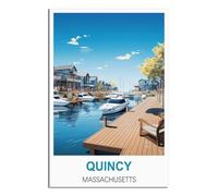 Jigsaw Puzzle 2000 Piece Quincy Massachusetts，Puzzle 2000 Pieces Wood Puzzle Adult Children'S Educational Toy Family Decompression Game 70x100cm