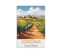 Jigsaw Puzzle 2000 Piece，Sonoma California Jigsaw Puzzles 2000 Pieces for Adults Painting Puzzle 2000 Pieces DIY Challenging Puzzles for Adults 100x70cm