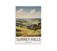 Jigsaw Puzzle 2000 Piece，Surrey Hills England Posters Jigsaws Puzzles 2000 Pieces Teens Kids Jigsaw Entertainment Toys Brain Challenge Puzzle 100x70cm