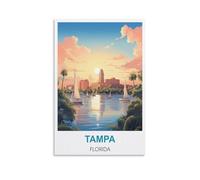 Jigsaw Puzzle 2000 Piece，Tampa Florida Classic puzzle 3D puzzle diy kit paper toys unique gift residential culture 100x70cm