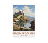 Jigsaw Puzzle 2000 Piece，Urquhart Castle Scotland Posters Puzzle 2000 Pieces Wood Puzzle Adult Children'S Educational Toy Family Decompression Game 100x70cm