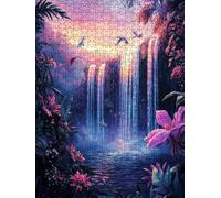 Jigsaw Puzzle 2000 Piece, Waterfall Animals Puzzles for Adults 2000, Wooden Puzzles, Jigsaw Puzzle Games Classic Educational, The Impossible Challenge, Games Family, Creativity Gift DX0YL1-760