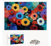 Jigsaw Puzzle 2000 Pieces for Adults - Abstract & Flower - Wooden Pieces with Classic Fit & HD Print - Stress Relief Hobby & Home Decor - 70 x 100 cm - Not for Children under 14 P3#53