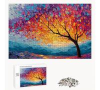 Jigsaw Puzzle 2000 Pieces for Adults - Colorful & Tree - Wooden Pieces with Classic Fit & HD Print - Stress Relief Hobby & Home Decor - 75 x 105 cm - Not for Children under 14 P3#51
