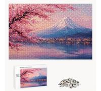 Jigsaw Puzzle 2000 Pieces for Adults - Japan & Mount Fuji - Wooden Pieces with Classic Fit & HD Print - Stress Relief Hobby & Home Decor - 75 x 105 cm - Not for Children under 14 P3#321