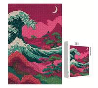 Jigsaw Puzzle 2000 Pieces for Adults - Ocean & Moon - Wooden Pieces with Classic Fit & HD Print - Stress Relief Hobby & Home Decor - 75 x 105 cm - Not for Children under 14 P3#728