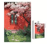 Jigsaw Puzzle 2000 Pieces for Adults - Tree & Pink - Wooden Pieces with Classic Fit & HD Print - Stress Relief Hobby & Home Decor - 75 x 105 cm - Not for Children under 14 P3#873