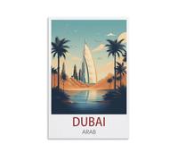 Jigsaw Puzzle 2000 Pieces Puzzles for Adults，Dubai Arab 2000 Piece Puzzle Educational Games Home Decoration Puzzle 100x70cm