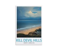 Jigsaw Puzzle 2000 Pieces Puzzles for Adults Kill Devil Hills North Carolina Poster Challenging Puzzles Hard Puzzle for Family Decorations 70x100CM