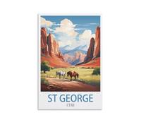 Jigsaw Puzzle 2000 Pieces Puzzles for Adults St George Utah Challenging Puzzles Hard Puzzle for Family Decorations 70x100cm