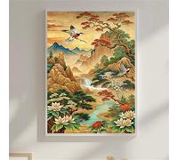 Jigsaw Puzzle 2000 Pieces Vintage Scenery, Premium Jigsaws 2000 pieces for Adults & Teens, Precision Fit Thick Board, for for Men & Women, Finished Size 100x70cm Magpies