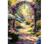 Jigsaw Puzzle 30 Pieces Sunshine Garden, Premium Jigsaws 30 pieces for Adults & Teens, Precision Fit Thick Board, for for Men & Women, Finished Size 25x20cm Flower