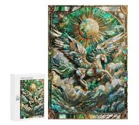 Jigsaw Puzzle 300 PCS Abstract Pegasus Kintsugi Jigsaws for Adults Toy Wall Decor Pattern Assembly Deal As Gifts for The Whole Family 300 PCS