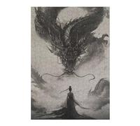 Jigsaw Puzzle 300 PCS Chinese Dragon Princess Jigsaw for Adults Toy Wall Decor Staycation Kill Time Unique Birthday And Gifts 300 PCS