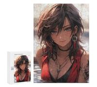 Jigsaw Puzzle 300 PCS Confident Poolside Beauty Puzzles for Teenagerss Stress Reliever Educational Challenge Unique Birthday And Gifts 300 PCS