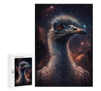 Jigsaw Puzzle 300 PCS Cosmic Emu Portrait-19 Puzzles for Teenagerss Stress Reliever Educational Challenge Unique Birthday And Gifts 300 PCS