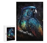 Jigsaw Puzzle 300 PCS Cosmic Parrot Art Print-1 Jigsaws for Adults Puzzle Birthday Present Difficult And Challenge Challenging Game Gifts 300 PCS