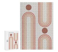 Jigsaw Puzzle 300 PCS Curved Lines 3 Jigsaws for Adults Toy Wall Decor Pattern Assembly Deal As Gifts for The Whole Family 300 PCS