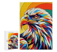 Jigsaw Puzzle 300 PCS Eagle Wpap Colorful Jigsaws for Adults Toy Wall Decor Pattern Assembly Deal As Gifts for The Whole Family 300 PCS