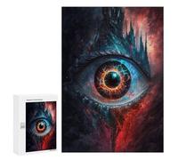 Jigsaw Puzzle 300 PCS Eerie Eye Fantasy Artwork Jigsaws for Adults Toy Wall Decor Difficult Hard Unique Gifts for Birthday And Christmas 300 PCS