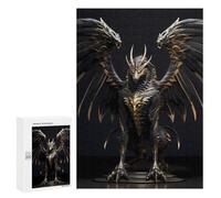 Jigsaw Puzzle 300 PCS Egypt Eagle Dragon Wings Puzzles for Teenagerss Stress Reliever Educational Challenge Unique Birthday And Gifts 300 PCS