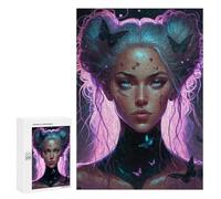 Jigsaw Puzzle 300 PCS Enchanted Butterfly Portrait -5 Adult Puzzles Toy Wall Decor Birthday Present Deal As Gifts for The Whole Family 300 PCS