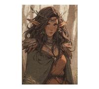 Jigsaw Puzzle 300 PCS Epic Elf Druid Jigsaw for Adults Toy Wall Decor Staycation Kill Time Unique Birthday And Gifts 300 PCS
