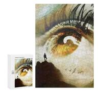 Jigsaw Puzzle 300 PCS Eye of The Soul A Journey Within Jigsaws for Adults Puzzle Birthday Present Difficult And Challenge Challenging Game Gifts 300 PCS