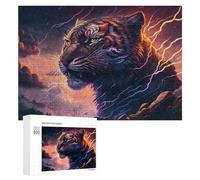 Jigsaw Puzzle 300 PCS for Adults Art Dream Tiger Jigsaw Puzzle Family Game Difficult Hard Deal As Gifts for The Whole Family 300 PCS