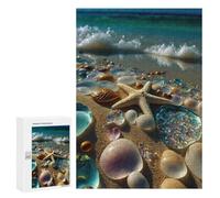 Jigsaw Puzzle 300 PCS for Adults Beach Glass Treasures Jigsaw for Adults Toy Wall Decor Home Decoration for Birthday, Chrismas 300 PCS