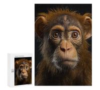 Jigsaw Puzzle 300 PCS for Adults Cool Monkey Portrait Puzzles for Adults Relaxing Games Presents for Women for Birthday, Chrismas 300 PCS