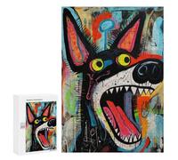 Jigsaw Puzzle 300 PCS for Adults Crazy Dog Art Jigsaws for Adults DIY Toys But Fun And Humorous for Birthday, Chrismas 300 PCS