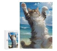 Jigsaw Puzzle 300 PCS for Adults Cute Cats Feelings Puzzle for Adults Toy Wall Decor Perfect Decoration Stress Reduction Gifts 300 PCS