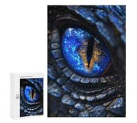 Jigsaw Puzzle 300 PCS for Adults Draconic Gaze Jigsaw for Adults Hands-on Game Wall Decoration Help The Brain Exercise 300 PCS
