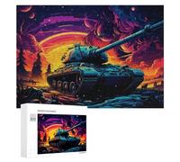 Jigsaw Puzzle 300 PCS for Adults Fantasy Tank Adventure -1 Puzzles for Adults Relaxing Games Presents for Women for Birthday, Chrismas 300 PCS