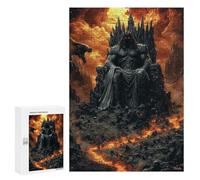 Jigsaw Puzzle 300 PCS for Adults Hades, King of The Underworld - Dark God of Fire And Shadow Puzzle for Adults Toy Wall Decor Perfect Decoration Stress Reduction Gifts 300 PCS
