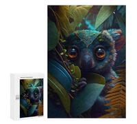 Jigsaw Puzzle 300 PCS for Adults Jungle Whimsy A Colorful Creature Jigsaw for Adults Toy Wall Decor Home Decoration for Birthday, Chrismas 300 PCS