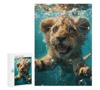 Jigsaw Puzzle 300 PCS for Adults Lion Sea Jigsaw for Adults Toy Wall Decor Home Decoration for Birthday, Chrismas 300 PCS