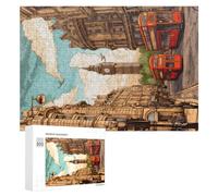 Jigsaw Puzzle 300 PCS for Adults London's Iconic Streetscape Jigsaw Puzzle Family Game Difficult Hard Deal As Gifts for The Whole Family 300 PCS