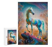 Jigsaw Puzzle 300 PCS for Adults Magical White Stallion Jigsaws for Adults DIY Toys But Fun And Humorous for Birthday, Chrismas 300 PCS