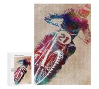 Jigsaw Puzzle 300 PCS for Adults Motor Racing Sport Adult Jigsaw Brain Teaser Game Birthday Present Help The Brain Exercise 300 PCS