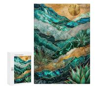 Jigsaw Puzzle 300 PCS for Adults Mystic Dune Kintsugi Art Adult Jigsaw Puzzle Relaxing Games Precision Cutting Deal As Gifts for The Whole Family 300 PCS